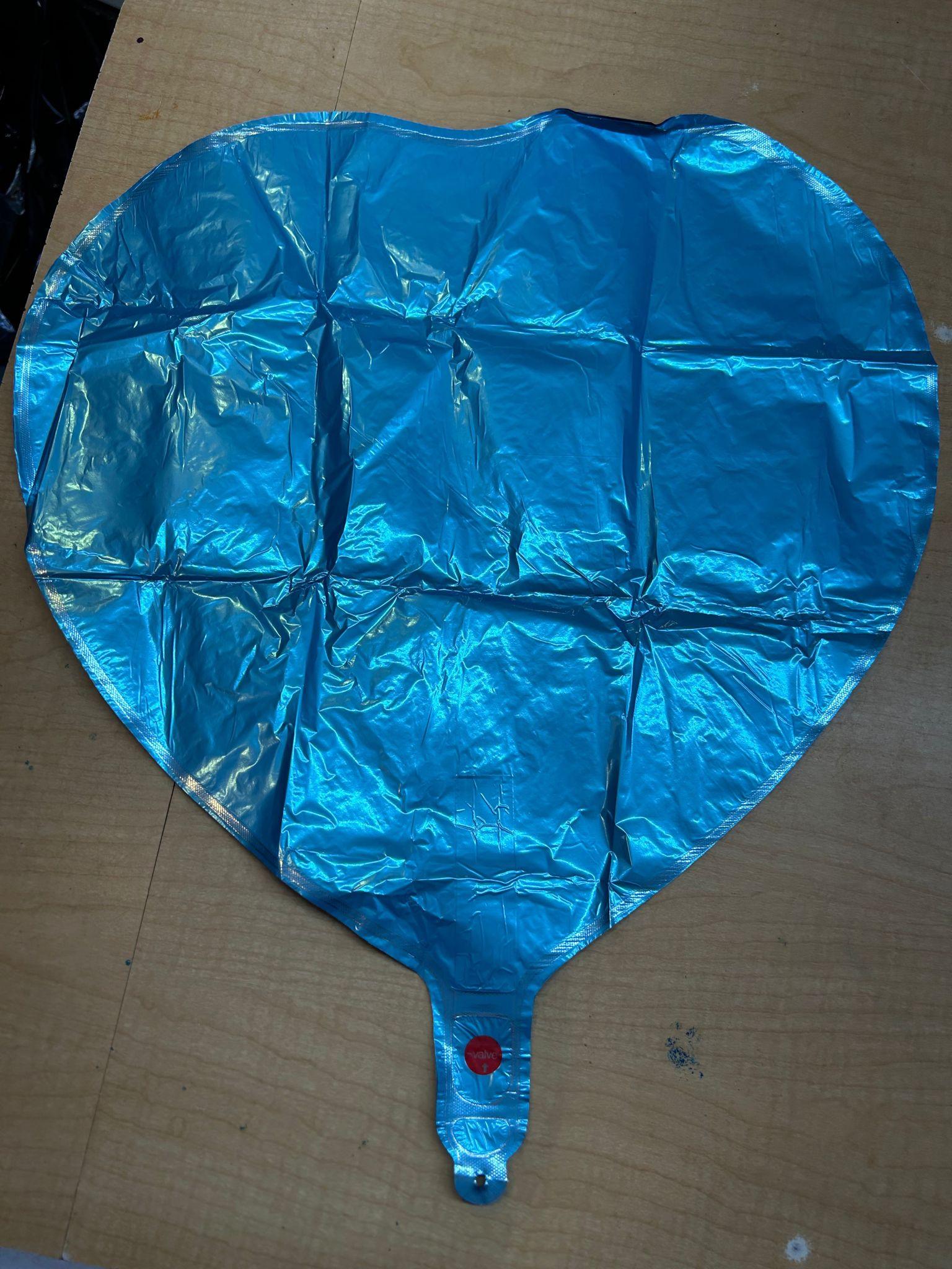 Globo Corazón Azul - FLOVERS