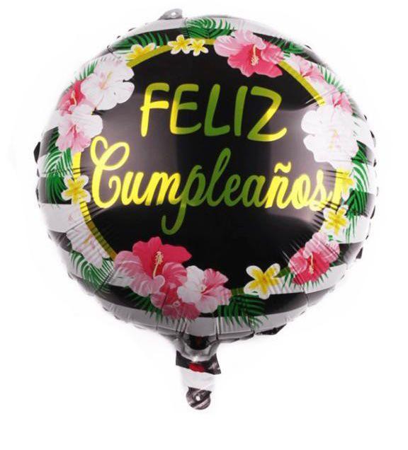 Globo Feliz Cumpleaños | Tropical - FLOVERS