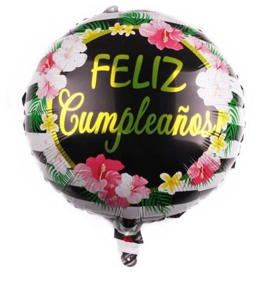 Globo Feliz Cumpleaños | Tropical - FLOVERS