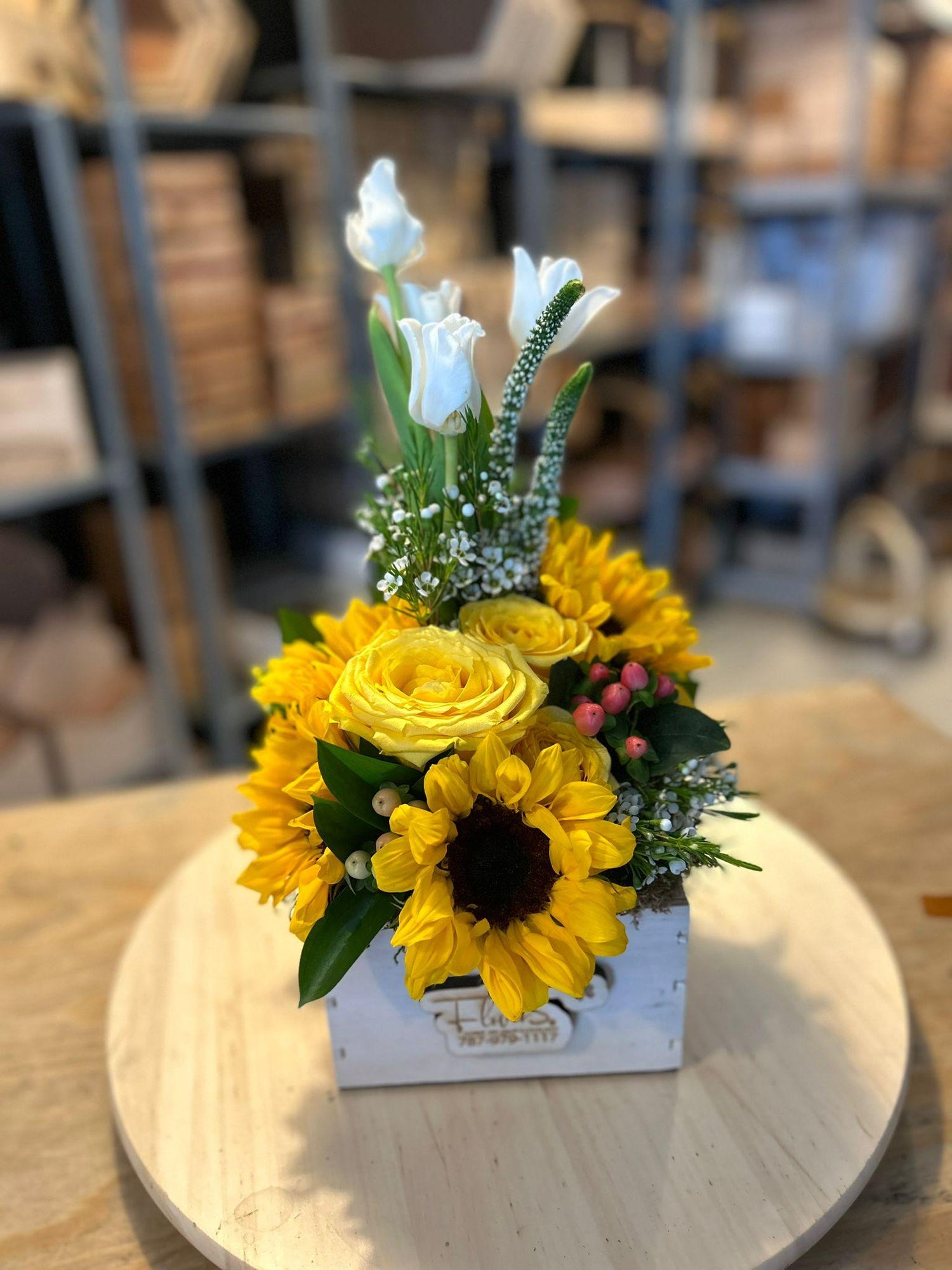 Sunflower Box - FLOVERS